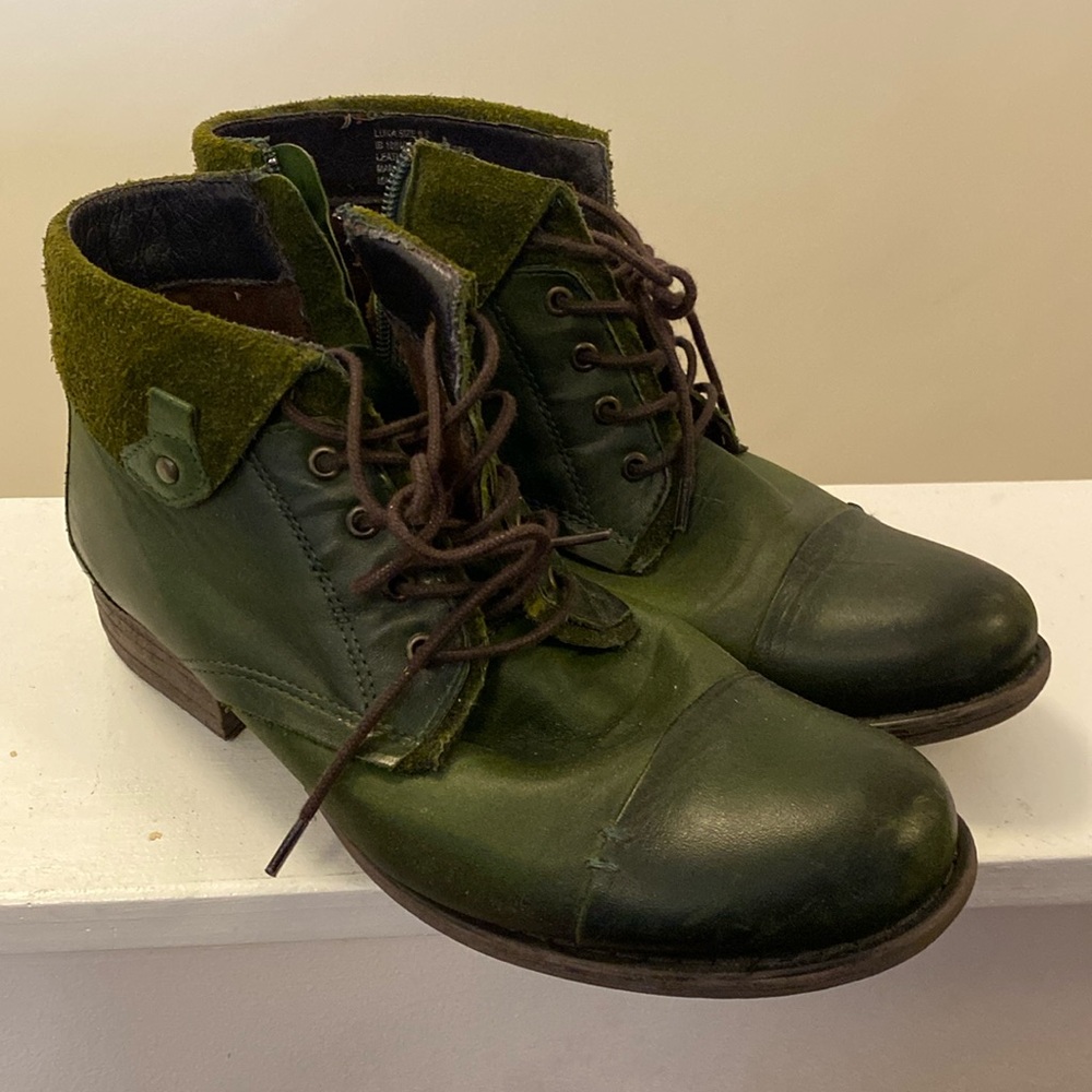 Miz Mooz Luka in kiwi antique leather